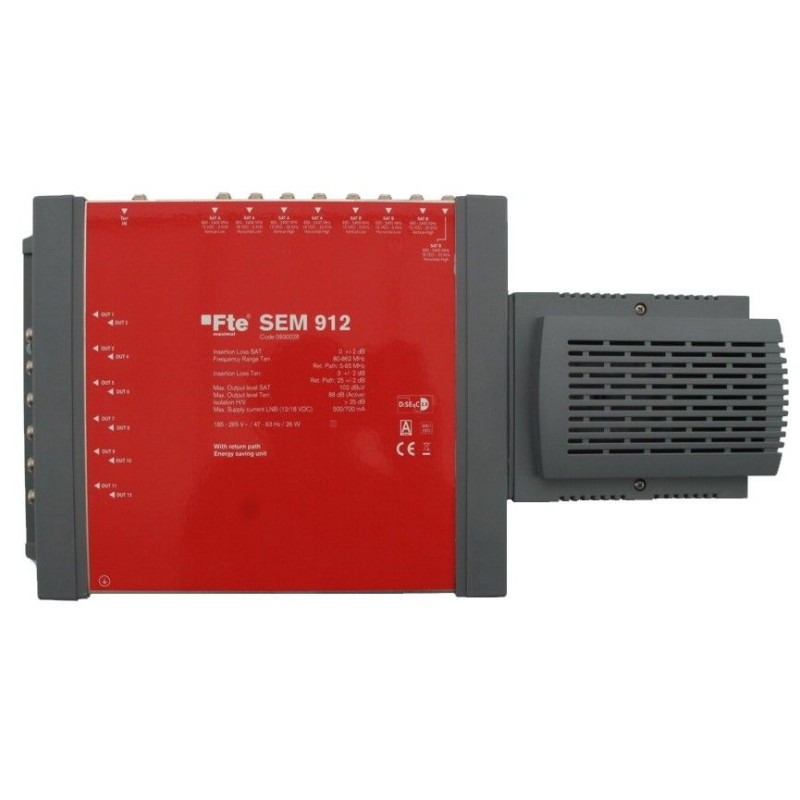 Buy FTE SEM Series 9 12 Active Multiswitch - SEM912 - SEM Series 9 12 Active Mul... in Cyprus, Nicosia, Limassol, Larnaka, Pafos
