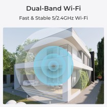 Reolink WIFI Outdoor PTZ Camera 4K Dual Lens Trackmix - W760 - — Buy in Cyprus with Fast Delivery