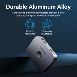 Buy Vention HDMI Switch - AKPH0 - 2-Port 8K 2.1 Bi-Directional Metal in Cyprus, Nicosia, Limassol, Larnaka, Pafos