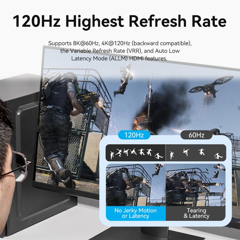 Buy Vention HDMI Switch - AKPH0 - 2-Port 8K 2.1 Bi-Directional Metal in Cyprus, Nicosia, Limassol, Larnaka, Pafos