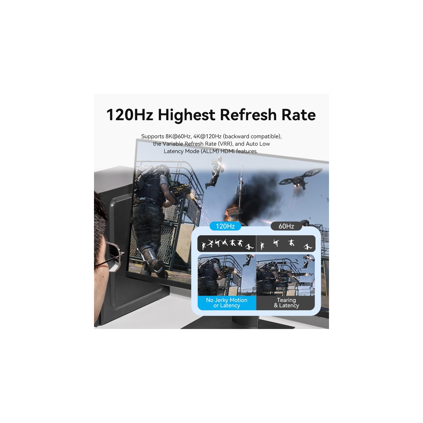 Vention HDMI Switch - AKPH0 - 2-Port 8K 2.1 Bi-Directional Metal — Buy in Cyprus with Fast Delivery