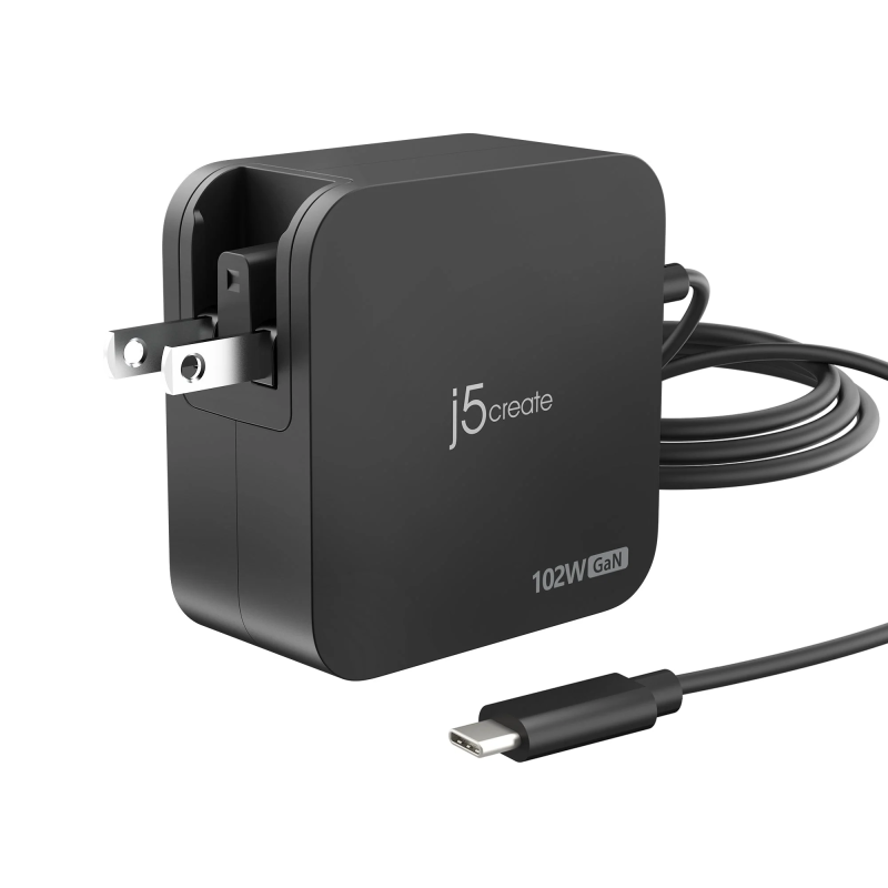 Buy j5create Charger - JUP25102V - Wall Travel 102W GaN 2xUSB-C + USB-C Cable in Cyprus, Nicosia, Limassol, Larnaka, Pafos