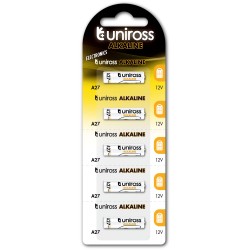 Buy Uniross Alkaline Micro Battery - A27 - 5pack in Cyprus, Nicosia, Limassol, Larnaka, Pafos