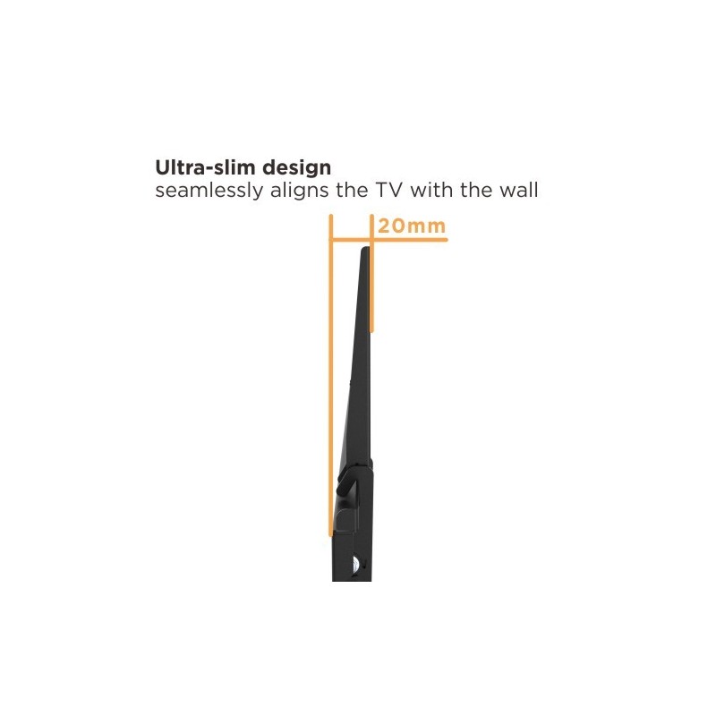 Buy Brateck Low-Profile Fixed TV Mount 40x40 up to 45kg - KL32-44F - Low-Profile... in Cyprus, Nicosia, Limassol, Larnaka, Pafos