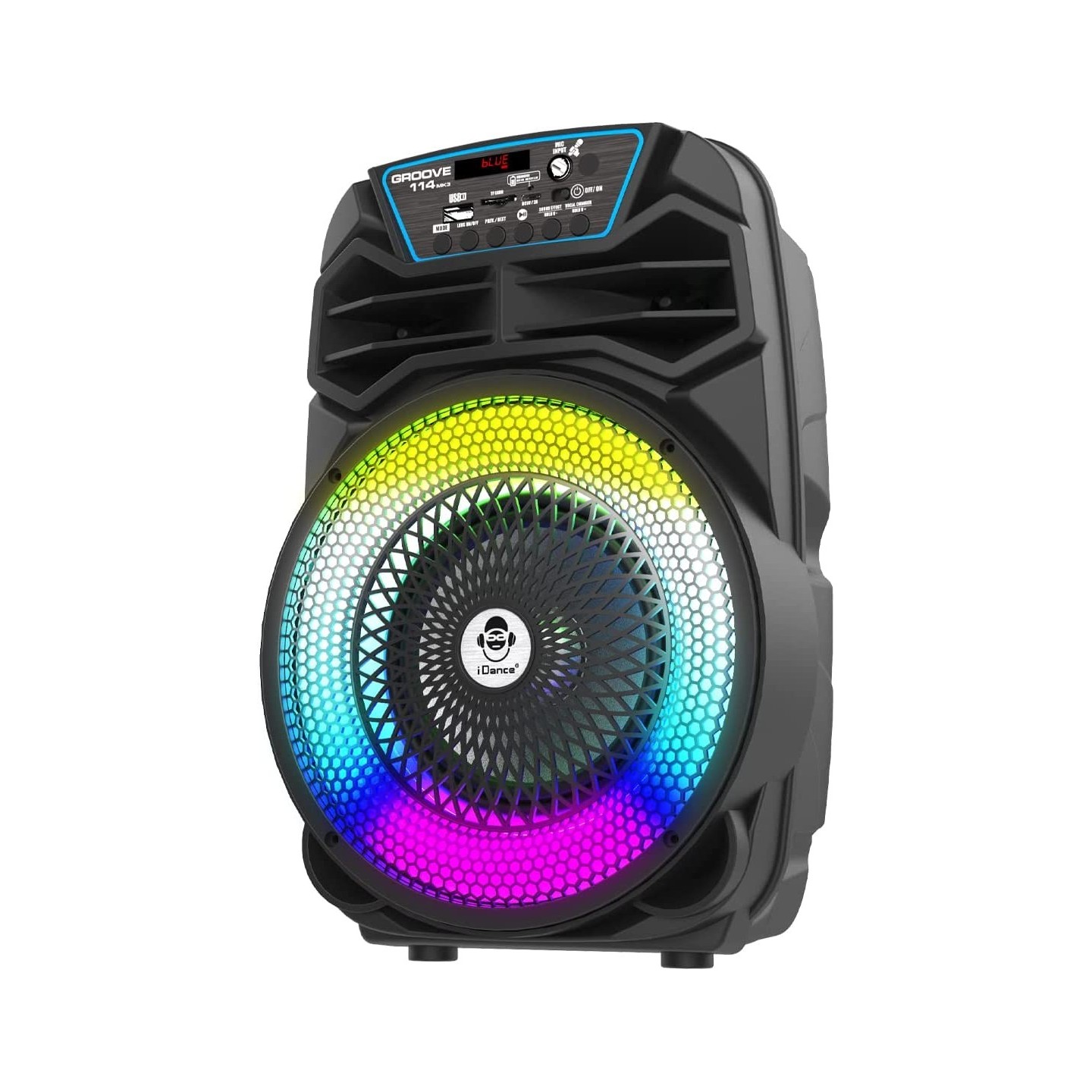 iDance Groove Karaoke Speaker - 114mk3 - with 1 Wired Mic BT & USB — Buy in Cyprus with Fast Delivery