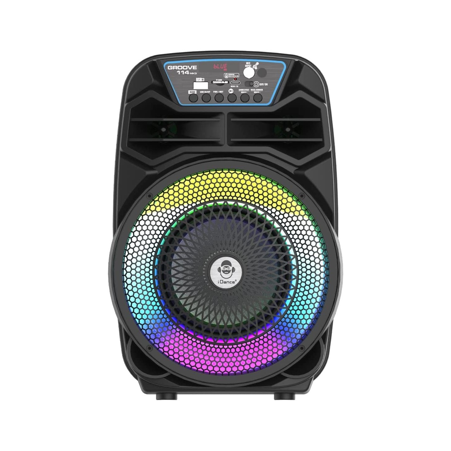 iDance Groove Karaoke Speaker - 114mk3 - with 1 Wired Mic BT & USB — Buy in Cyprus with Fast Delivery