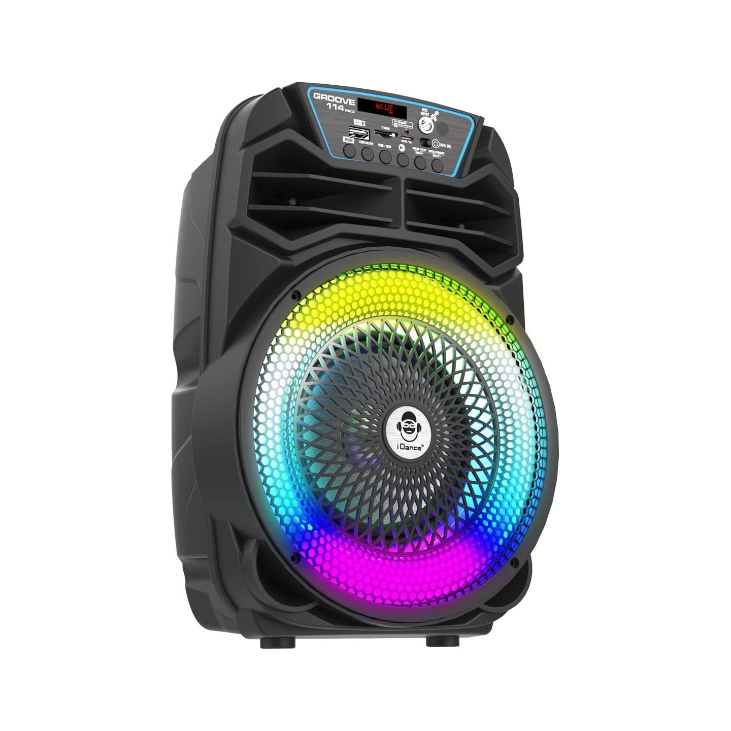 iDance Groove Karaoke Speaker - 114mk3 - with 1 Wired Mic BT & USB — Buy in Cyprus with Fast Delivery