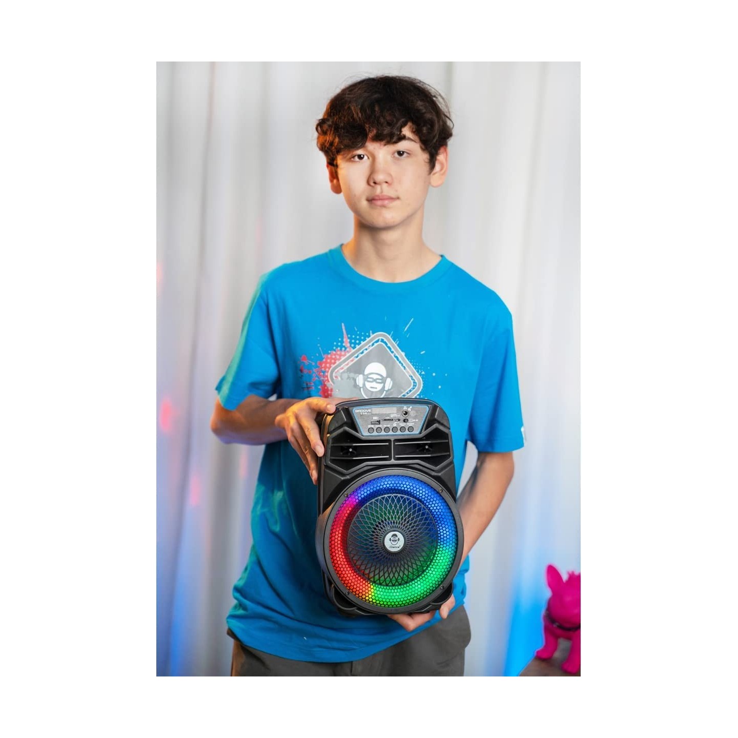 iDance Groove Karaoke Speaker - 114mk3 - with 1 Wired Mic BT & USB — Buy in Cyprus with Fast Delivery