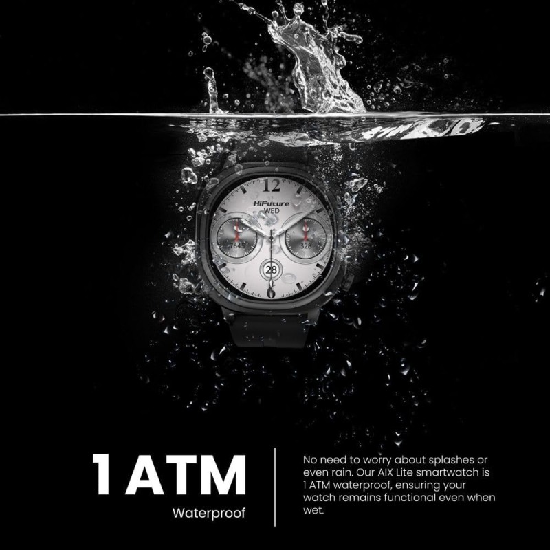 Buy HiFuture Lifestyle SmartWatch - AIX Lite - Black in Cyprus, Nicosia, Limassol, Larnaka, Pafos