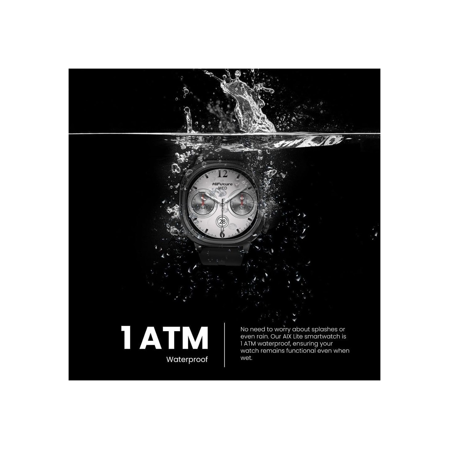 HiFuture Lifestyle SmartWatch - AIX Lite - Black — Buy in Cyprus with Fast Delivery