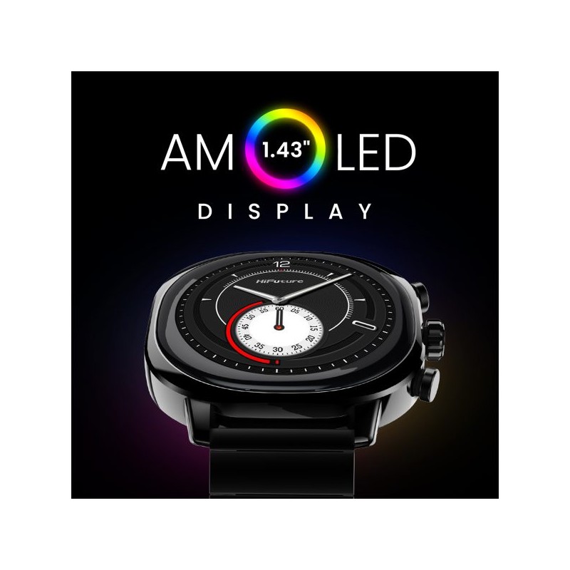 Buy HiFuture Lifestyle SmartWatch - AIX Lite - Black in Cyprus, Nicosia, Limassol, Larnaka, Pafos