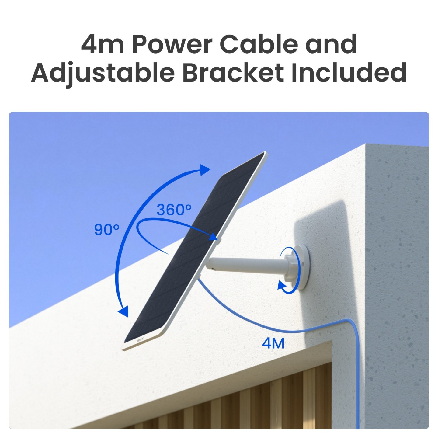 Reolink BPS Solar Panel - 3 - for Reolink Battery Cameras White 12W (Type C) — Buy in Cyprus with Fast Delivery