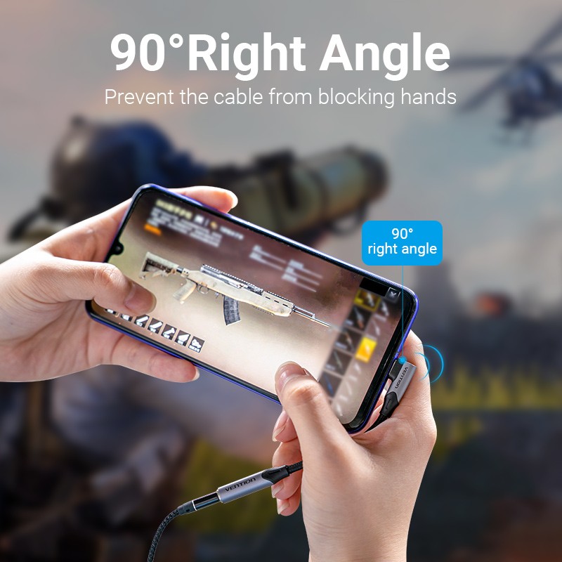 Buy Vention Audio Converter - BGLHA - USB-C to 3.5mm Female RA Adaptor in Cyprus, Nicosia, Limassol, Larnaka, Pafos