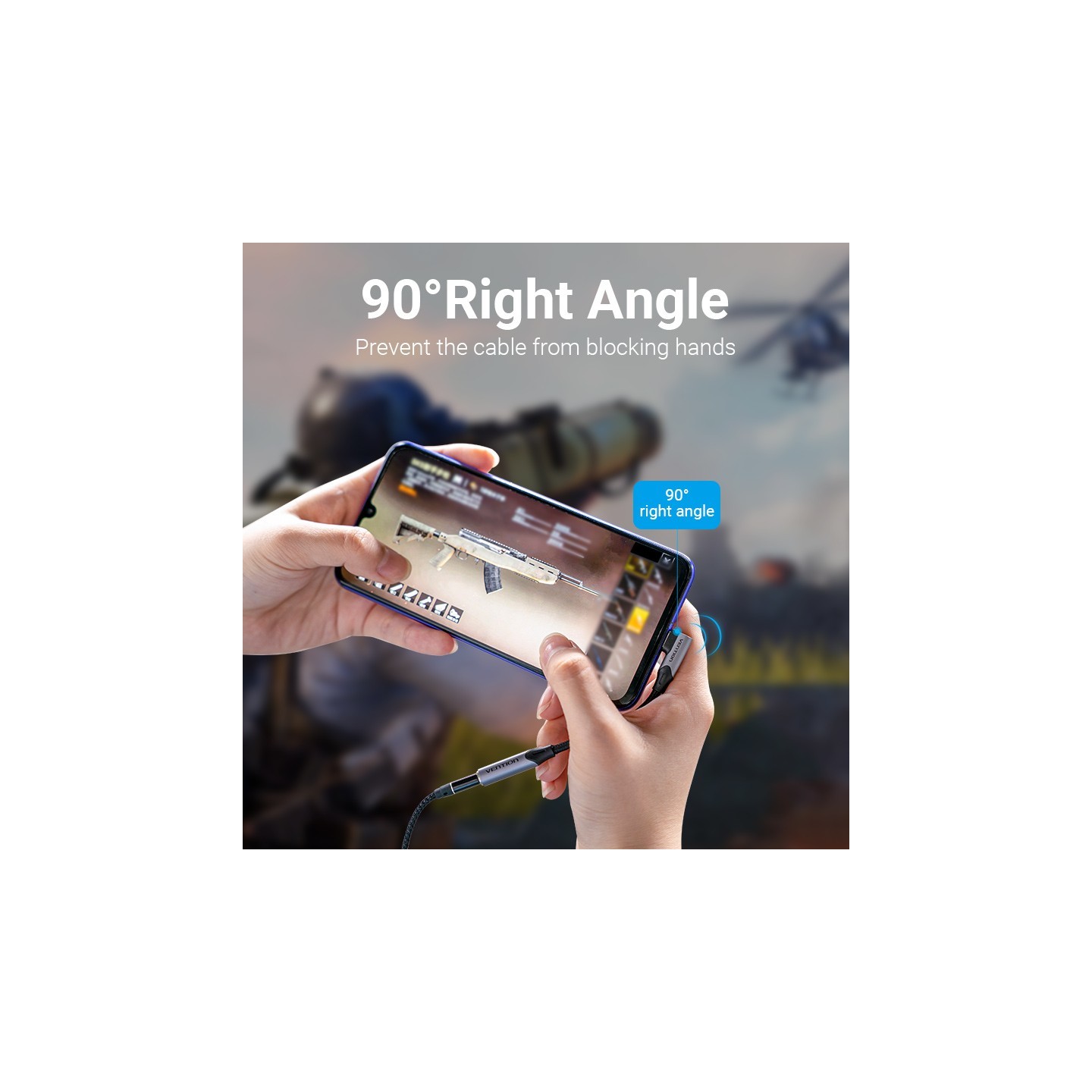 Vention Audio Converter - BGLHA - USB-C to 3.5mm Female RA Adaptor — Buy in Cyprus with Fast Delivery