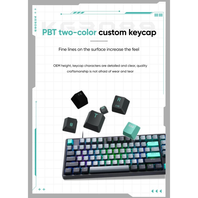 Thunderobot KG3089 89-Key Red Switch Mechanical Gaming Keyboard (Boxed) — Buy in Cyprus with Fast Delivery