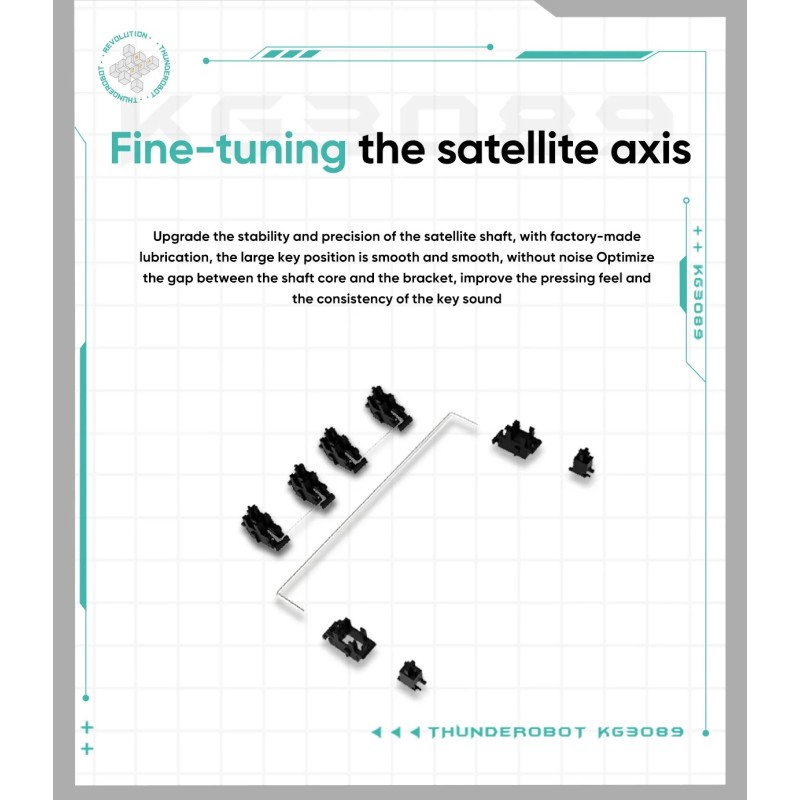 Buy Thunderobot Black Mechanical Gaming Keyboard - KG3089 - 89 Red Switch Keys in Cyprus, Nicosia, Limassol, Larnaka, Pafos