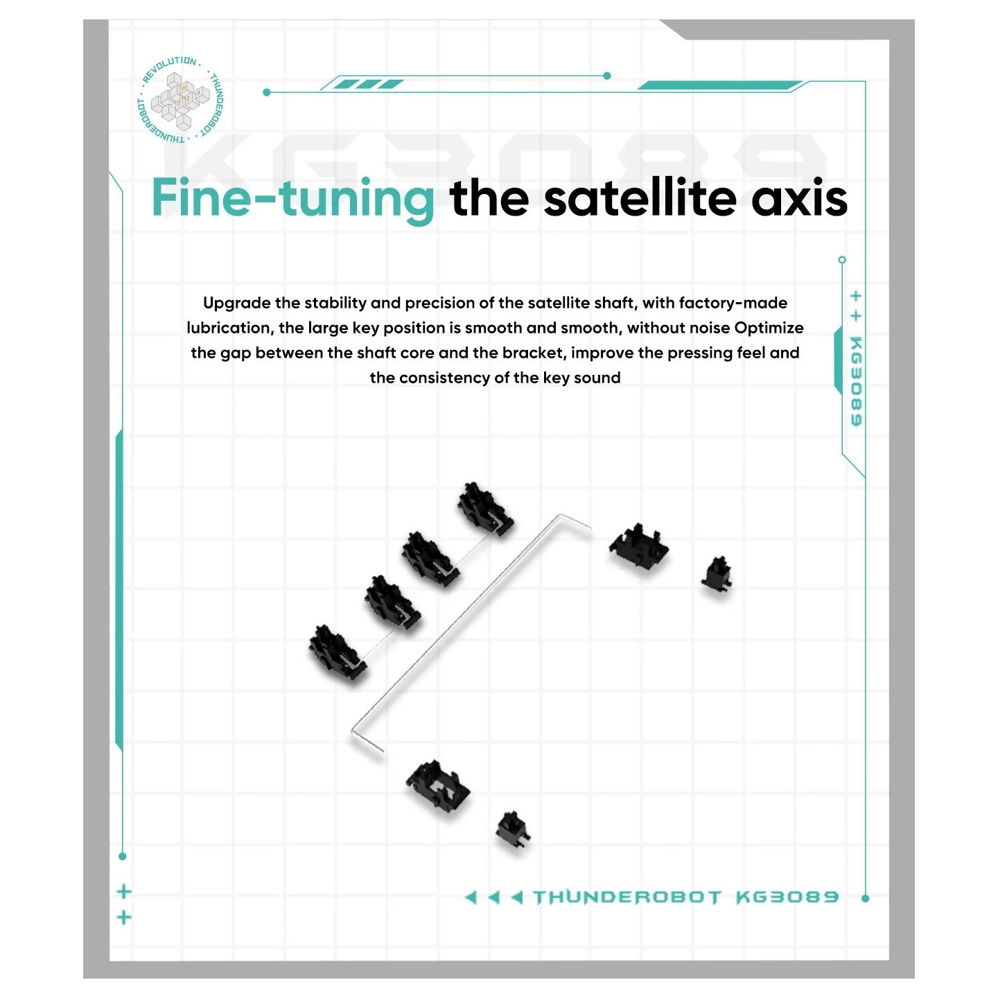 Thunderobot KG3089 89-Key Red Switch Mechanical Gaming Keyboard (Boxed) — Buy in Cyprus with Fast Delivery