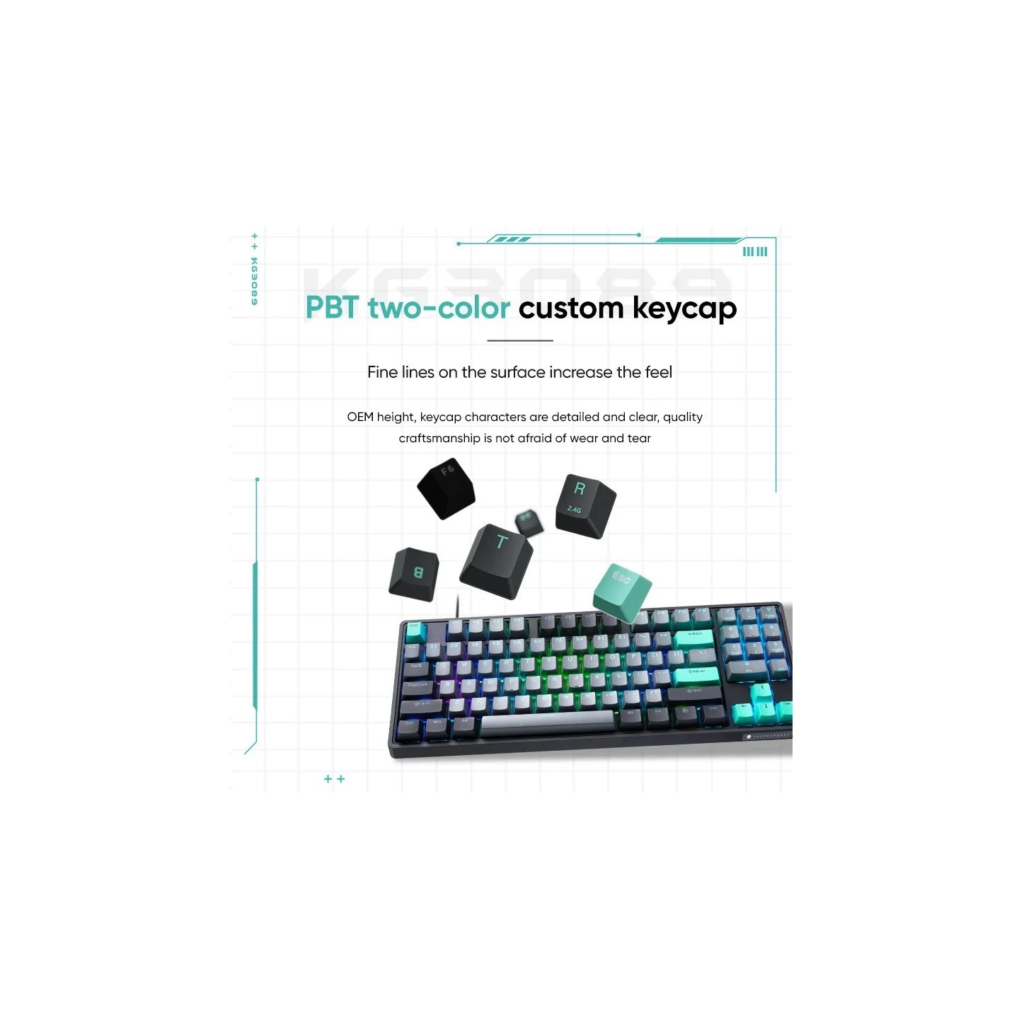 Thunderobot KG3089 89-Key Red Switch Mechanical Gaming Keyboard (Boxed) — Buy in Cyprus with Fast Delivery