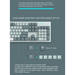 Thunderobot K104 104-Key Red Switch Mechanical Gaming Keyboard (Boxed) — Buy in Cyprus with Fast Delivery