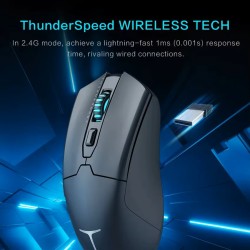 Thunderobot ML602 Wireless+BT Gaming Mouse Black (Boxed) — Buy in Cyprus with Fast Delivery