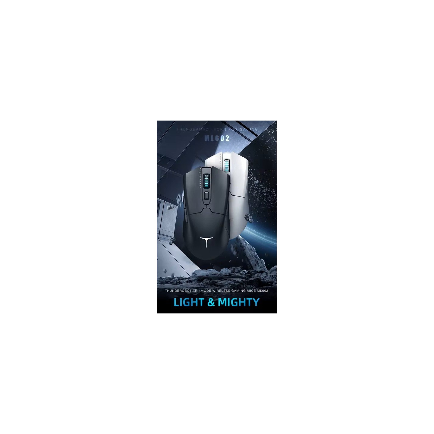 Thunderobot ML602 Wireless+BT Gaming Mouse Black (Boxed) — Buy in Cyprus with Fast Delivery