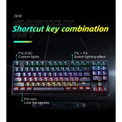 Thunderobot KG3089R Mechanical Gaming Keyboard - Black 89 Red Switch Keys (Boxed) — Buy in Cyprus with Fast Delivery