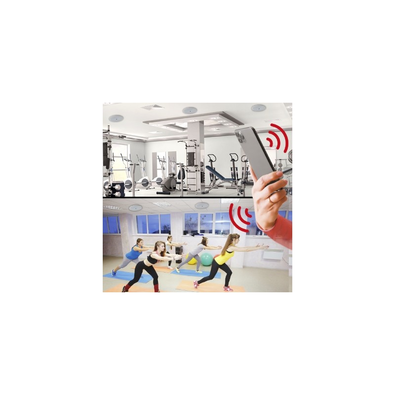 Buy GBC Active Ceiling Speaker WiFi-Bluetooth 6.5'' 60W White - X-Dome - Active ... in Cyprus, Nicosia, Limassol, Larnaka, Pafos