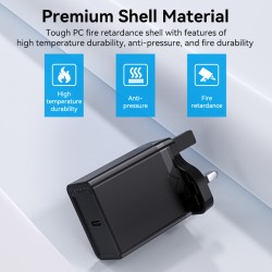 Buy Vention Charger Wall - FADB0-UK - 20W 1xUSBC Black in Cyprus, Nicosia, Limassol, Larnaka, Pafos