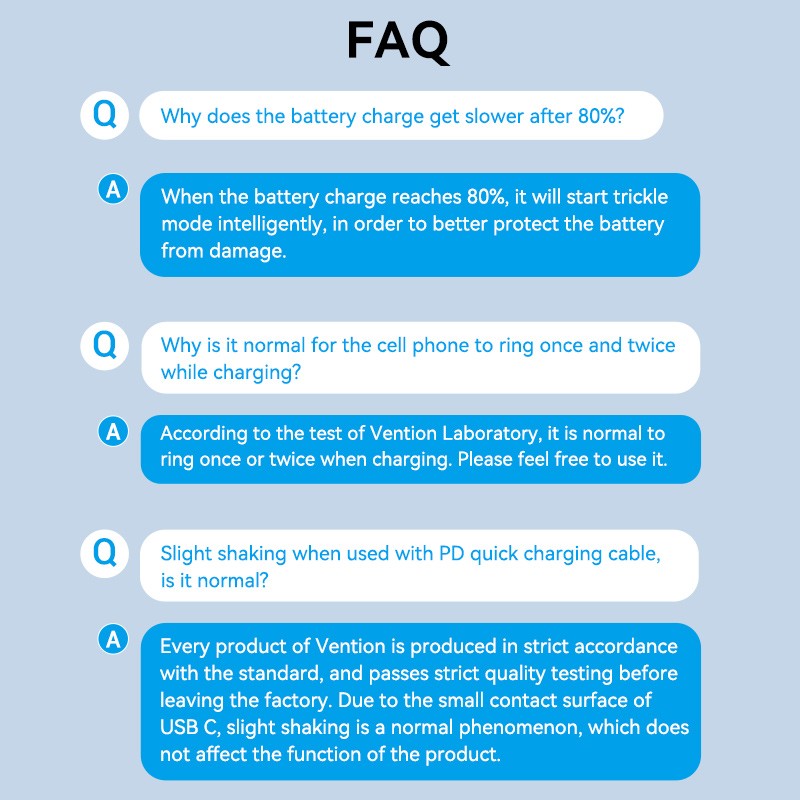 Buy Vention Charger Wall - FADB0-UK - 20W 1xUSBC Black in Cyprus, Nicosia, Limassol, Larnaka, Pafos
