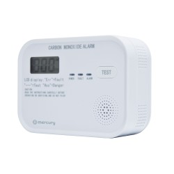 Buy Mercury COD-218A Standalone Carbon Monoxide Alarm with LCD Display showing C... in Cyprus, Nicosia, Limassol, Larnaka, Pafos