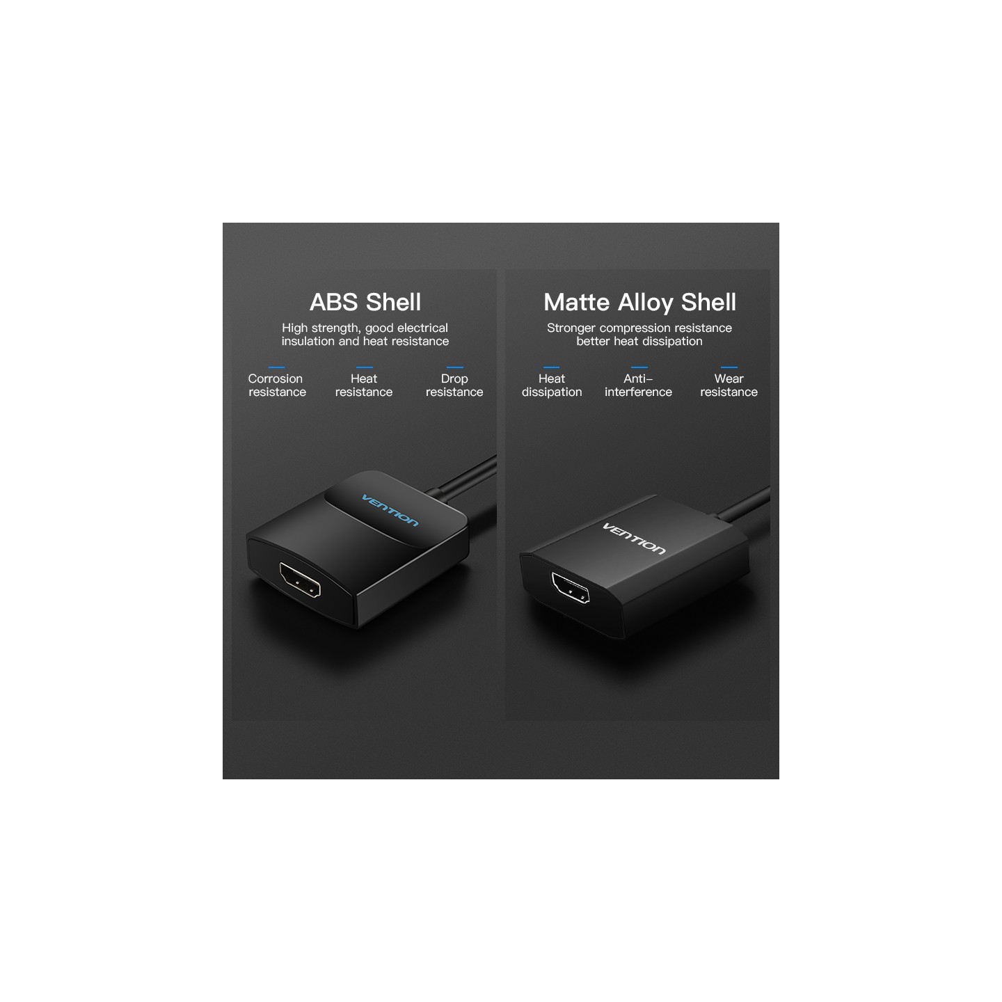 Vention Converter VGA+Audio to HDMI & USB Power - ACNBD - 0.5m — Buy in Cyprus with Fast Delivery