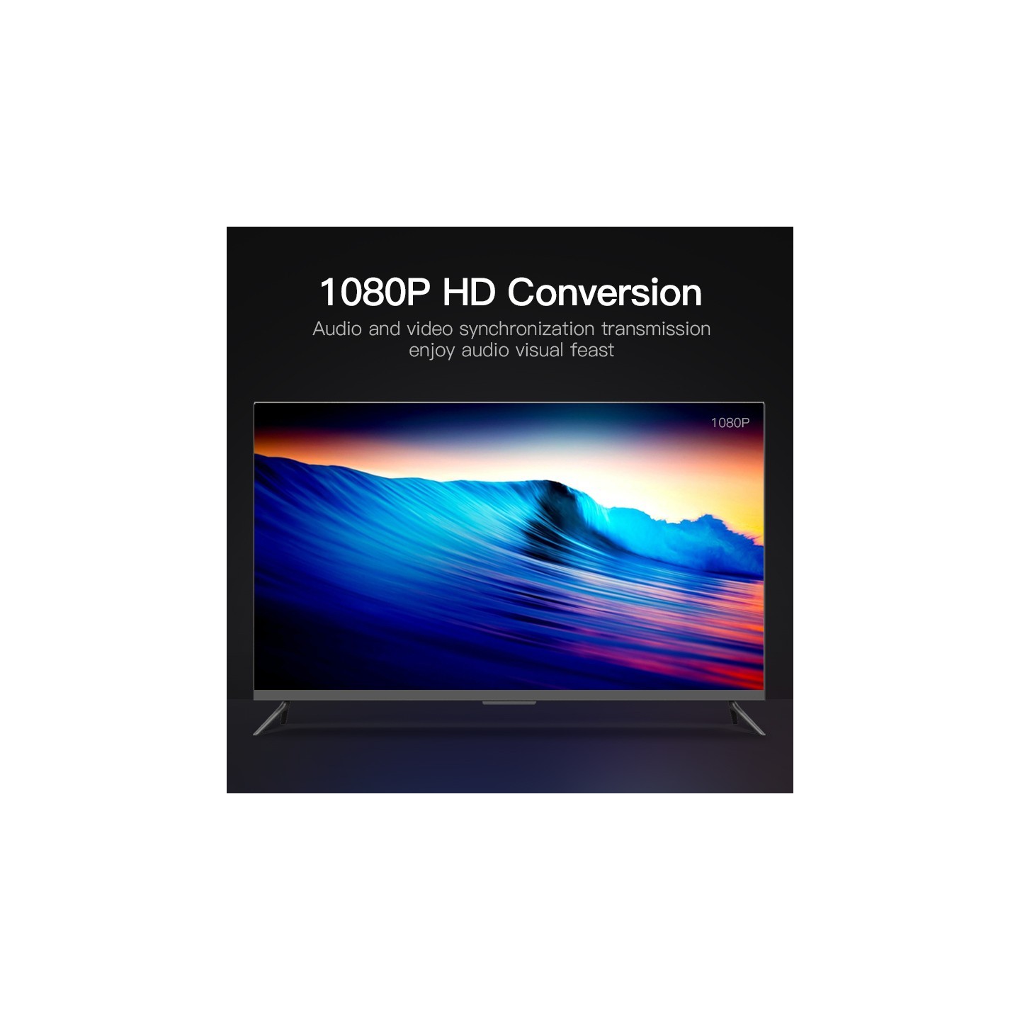 Vention Converter VGA+Audio to HDMI & USB Power - ACNBD - 0.5m — Buy in Cyprus with Fast Delivery