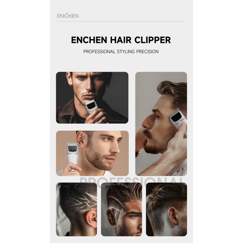 Buy Enchen Hair Clipper - BOOST 2 - USB-C 1200mAh Black in Cyprus, Nicosia, Limassol, Larnaka, Pafos