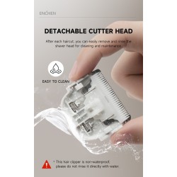 Buy Enchen Hair Clipper - BOOST 2 - USB-C 1200mAh Black in Cyprus, Nicosia, Limassol, Larnaka, Pafos