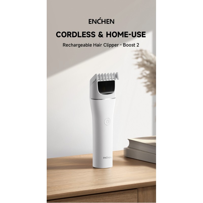 Buy Enchen Hair Clipper - BOOST 2 - USB-C 1200mAh Black in Cyprus, Nicosia, Limassol, Larnaka, Pafos