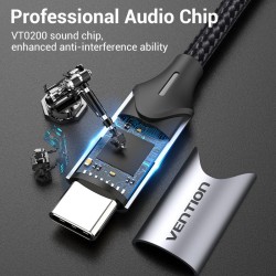 Buy Vention USB-C to 2x3.5mm TRS Cable Adaptor - BGPHY - 0.3m in Cyprus, Nicosia, Limassol, Larnaka, Pafos