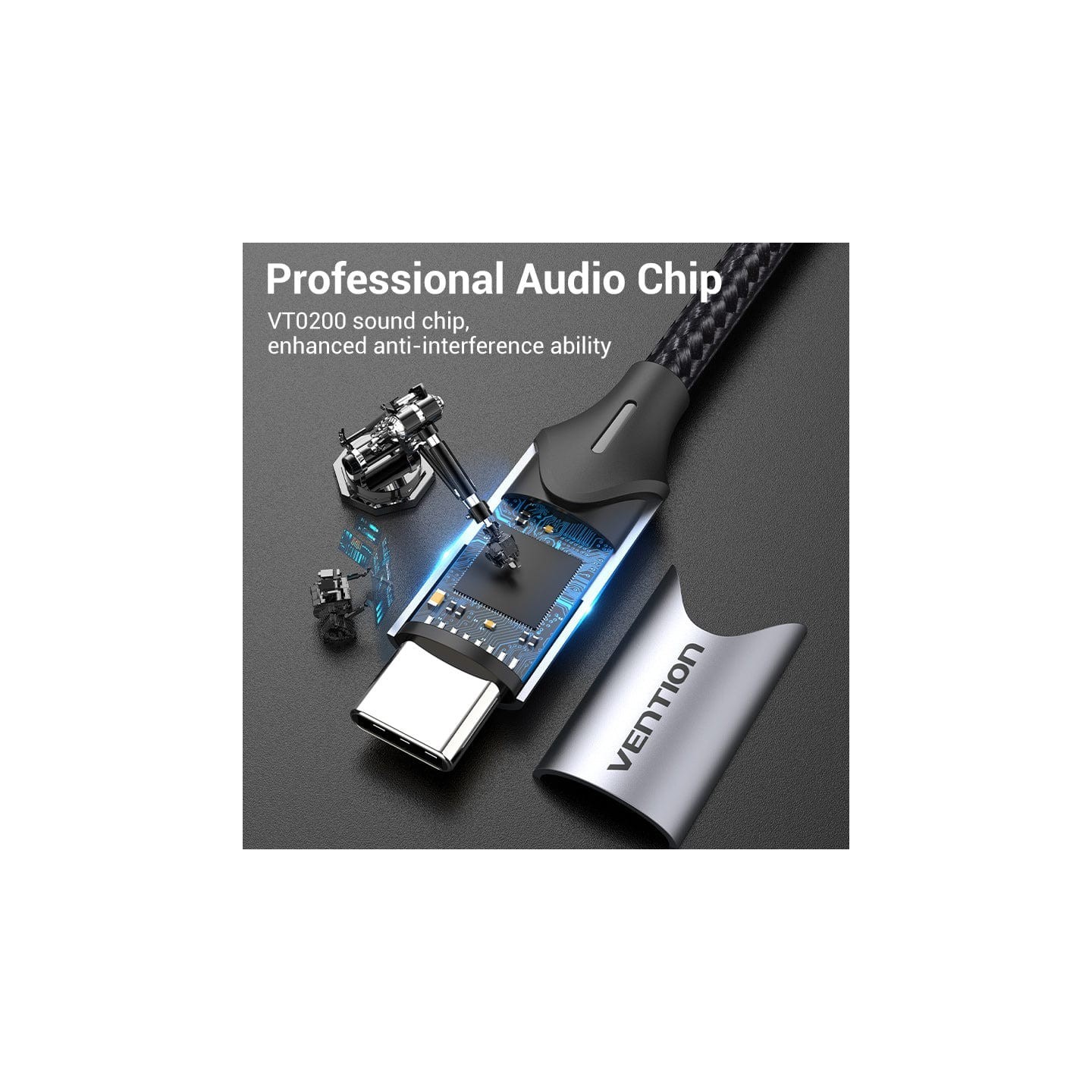 Vention USB-C to 2x3.5mm TRS Cable Adaptor - BGPHY - 0.3m — Buy in Cyprus with Fast Delivery