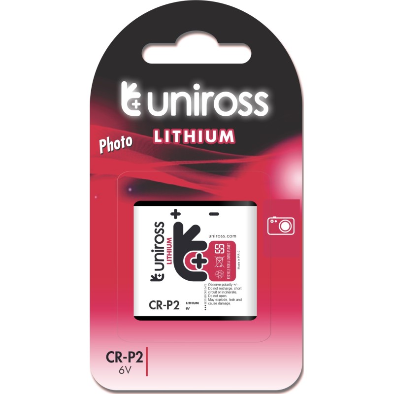Buy Uniross 6V Lithium Battery - CR-P2 - 6V Lithium Battery in Cyprus, Nicosia, Limassol, Larnaka, Pafos