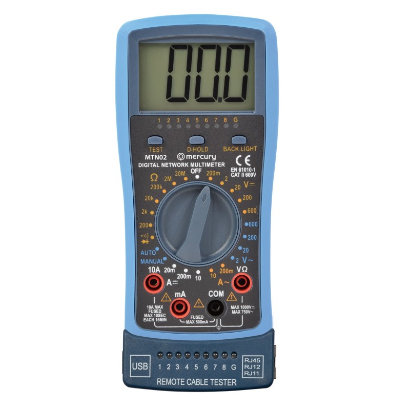 Buy Mercury Pro Digital Multimeter Network USB Tester - 600.107UK - Network USB ... in Cyprus, Nicosia, Limassol, Larnaka, Pafos
