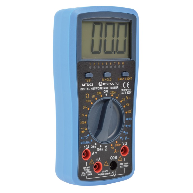 Buy Mercury Pro Digital Multimeter Network USB Tester - 600.107UK - Network USB ... in Cyprus, Nicosia, Limassol, Larnaka, Pafos