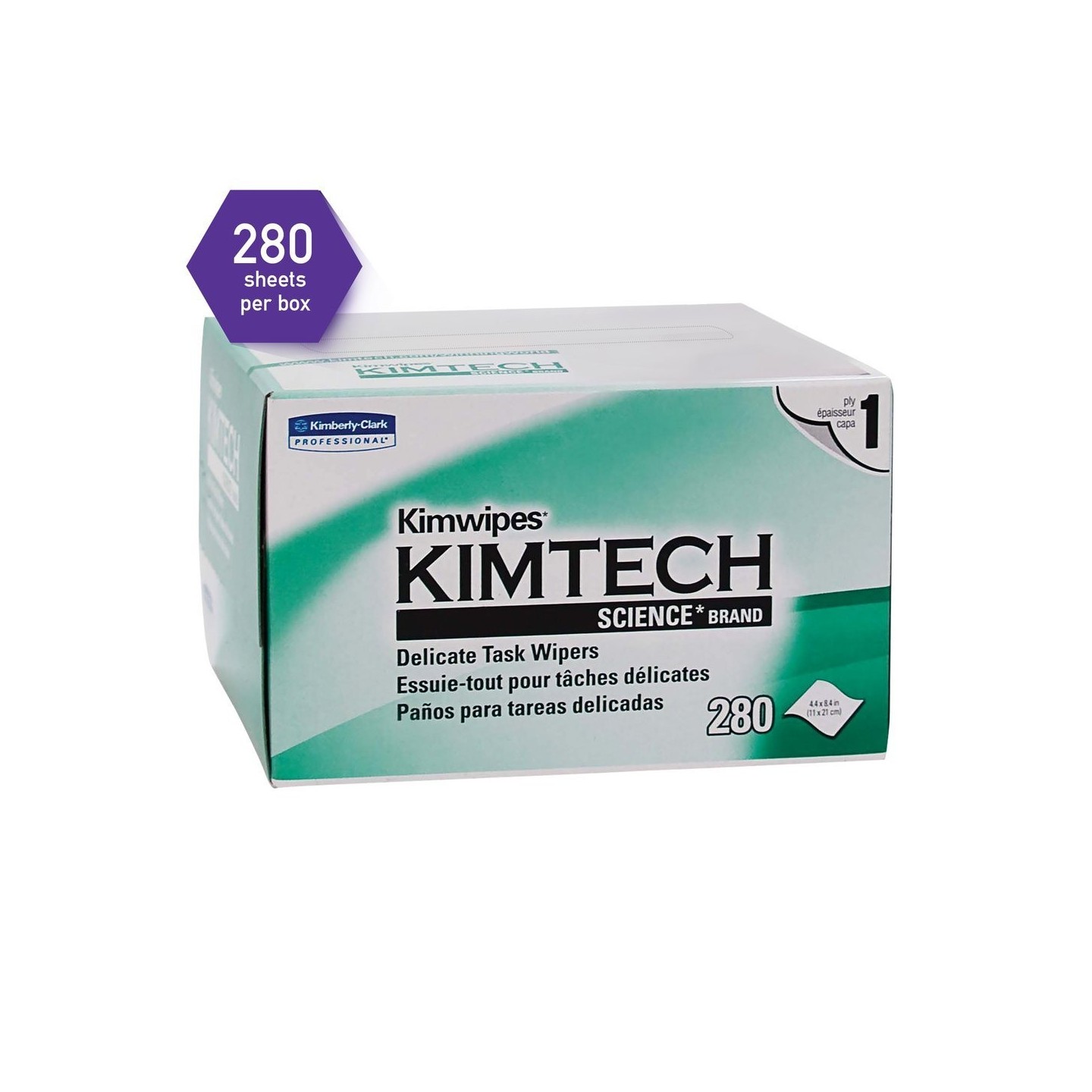 KIMTECH SCIENCE KimWipes - Delicate Professional Task Wipers 280pcs — Buy in Cyprus with Fast Delivery