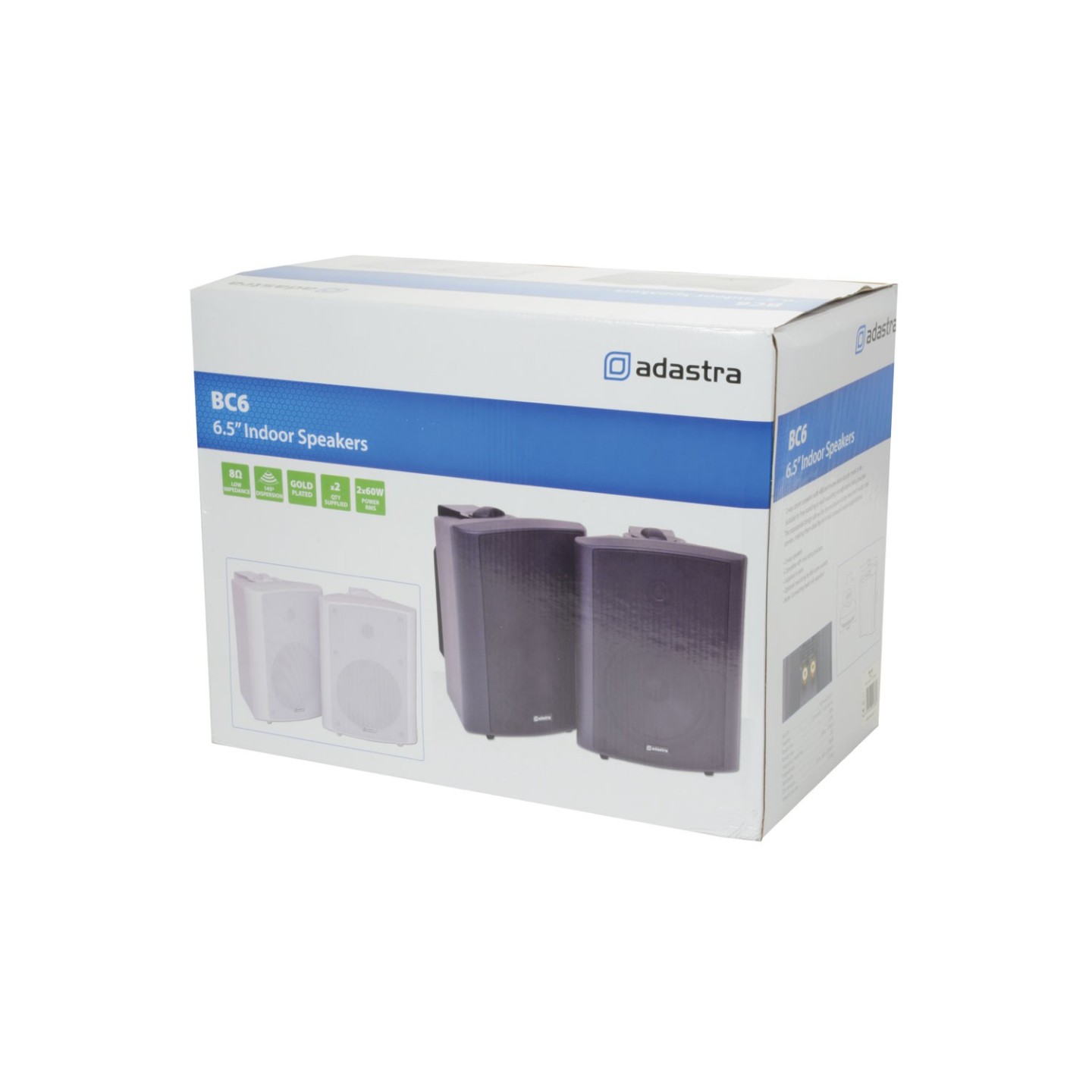 Adastra 6.5'' Indoor Speakers White 100.907UK (PAIR) - BC6W - 6.5'' Indoor Speakers White 100.907UK (PAIR)