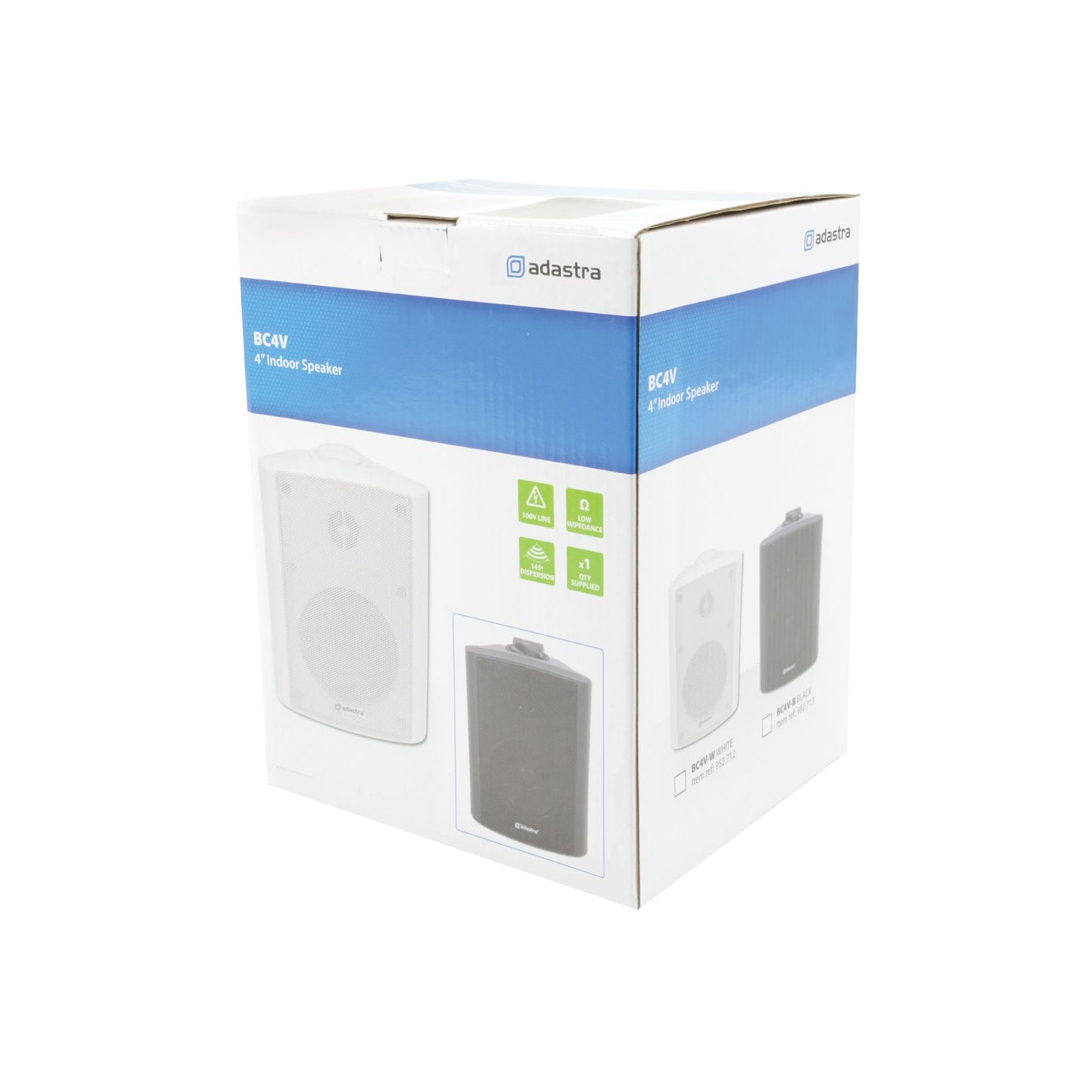 Adastra BC4V 4'' 20W Speakers - 952.713UK - Black — Buy in Cyprus with Fast Delivery