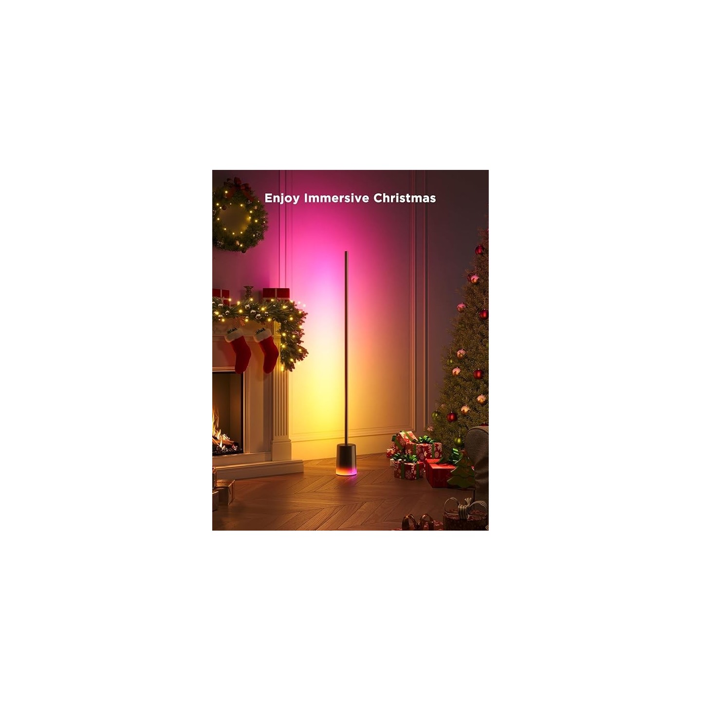 Govee Lamp Floor Smart RGBICWW Supports Matter - H607C - Floor Lamp 2 Black — Buy in Cyprus with Fast Delivery