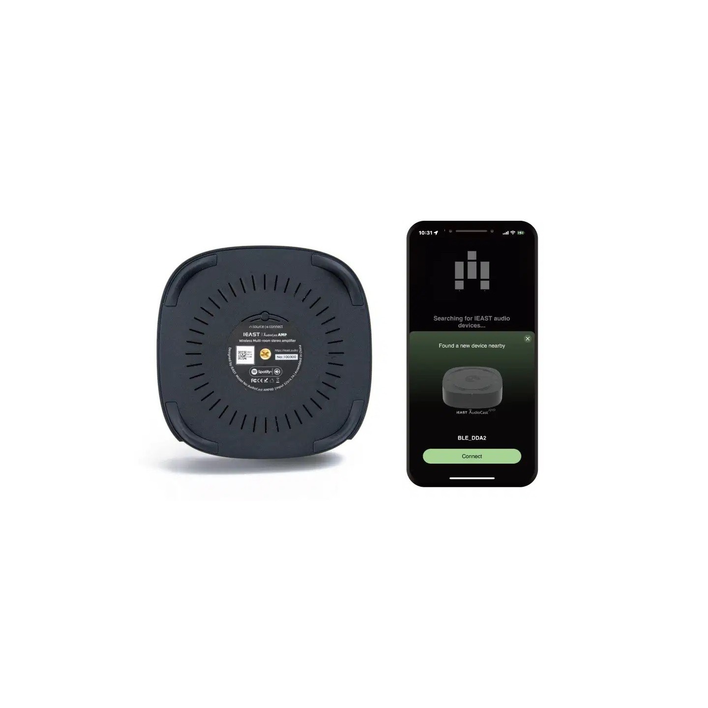 iEast PRO Amplifier - AMP80v2 - Wireless Multi-Room Stereo Amplifier 2x80W@4ohms — Buy in Cyprus with Fast Delivery