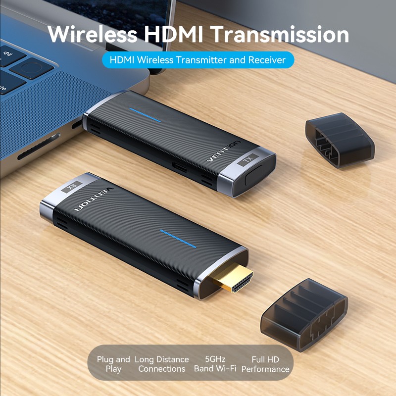 Buy Vention HDMI Wireless Transmitter-Receiver Kit - ADCB0 - 5GHz 1080p in Cyprus, Nicosia, Limassol, Larnaka, Pafos