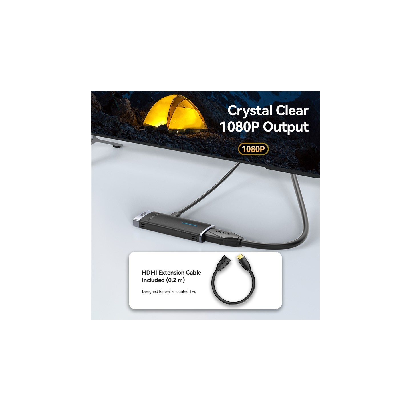 Vention HDMI Wireless Transmitter-Receiver Kit - ADCB0 - 5GHz 1080p — Buy in Cyprus with Fast Delivery