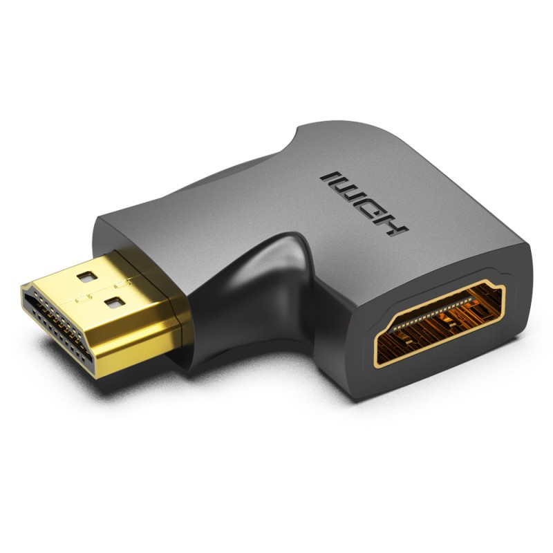 Buy Vention HDMI Adaptor - AIQB0 - Male to Female 270 Degree Vertical Flat 4K60Hz in Cyprus, Nicosia, Limassol, Larnaka, Pafos