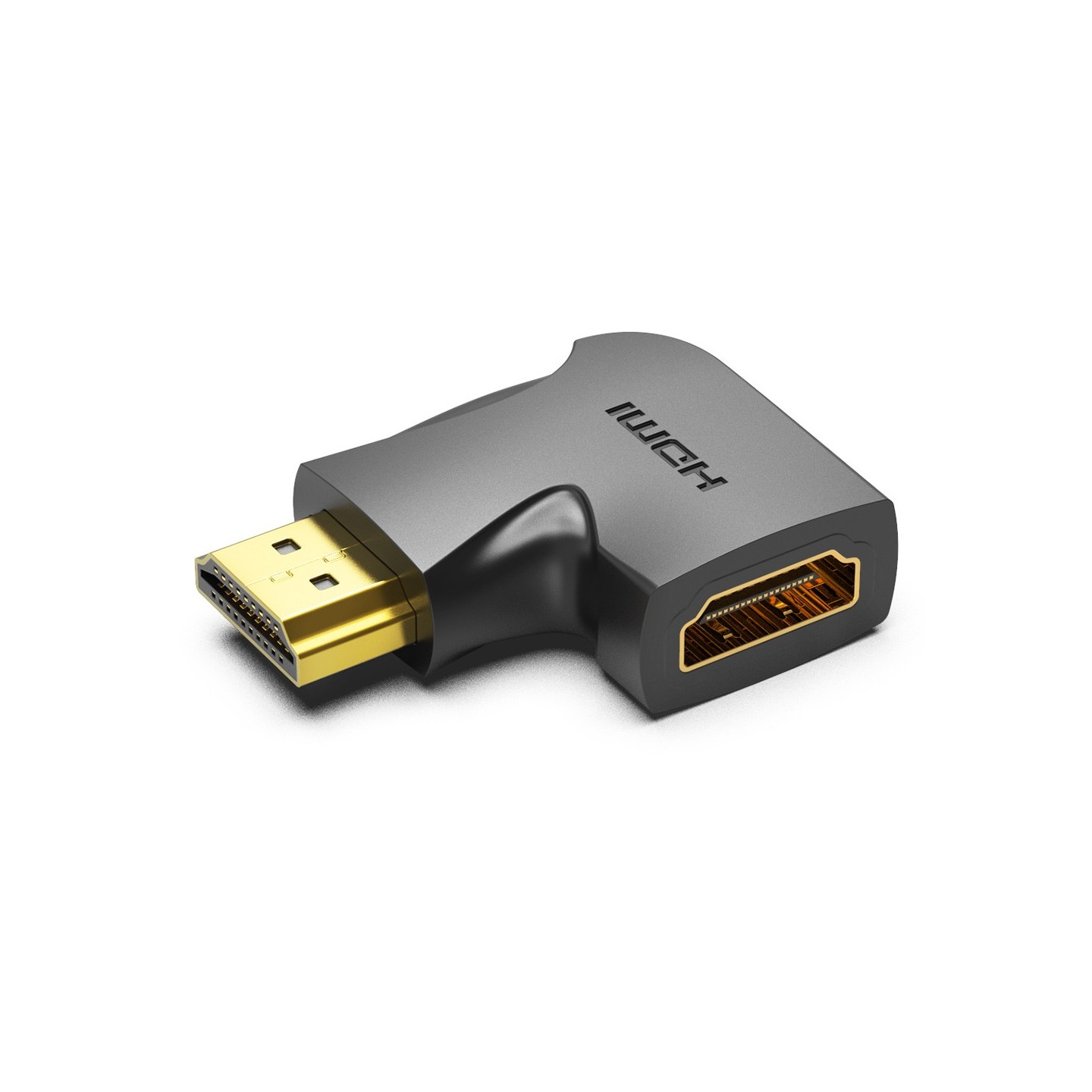 Vention HDMI Adaptor - AIQB0 - Male to Female 270 Degree Vertical Flat 4K60Hz — Buy in Cyprus with Fast Delivery