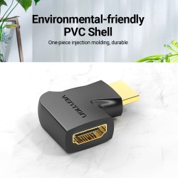 Buy Vention HDMI Adaptor - AIQB0 - Male to Female 270 Degree Vertical Flat 4K60Hz in Cyprus, Nicosia, Limassol, Larnaka, Pafos